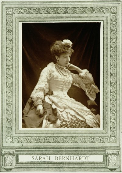 سارة برنهاردت (1844-1923) ، من Galerie Contemporaine ، c.1874-78 بواسطة French Photographer